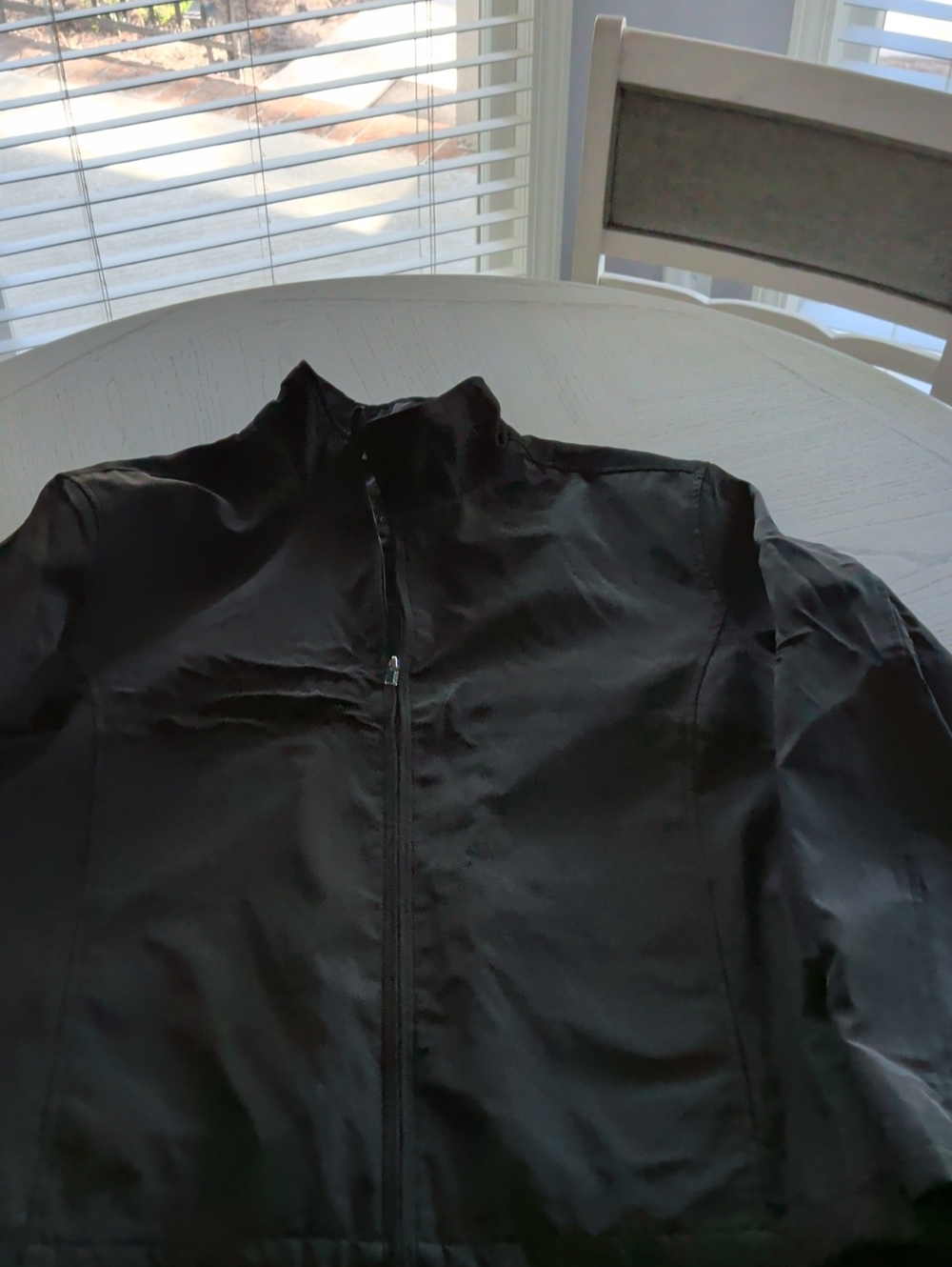 Structure Men's Black Full-Zip Windbreaker Jacket